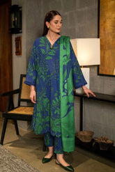 MAARIA.B — 3pc on Digital Lawn with Lawn 4 side printed  Dopatta image 0
